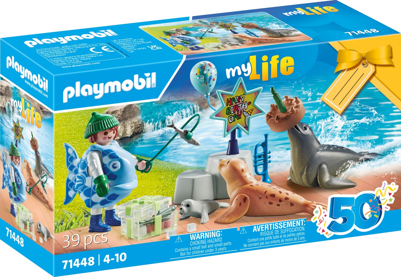 Playmobil My Life - Fodring Af Dyr - 50 år - 71448