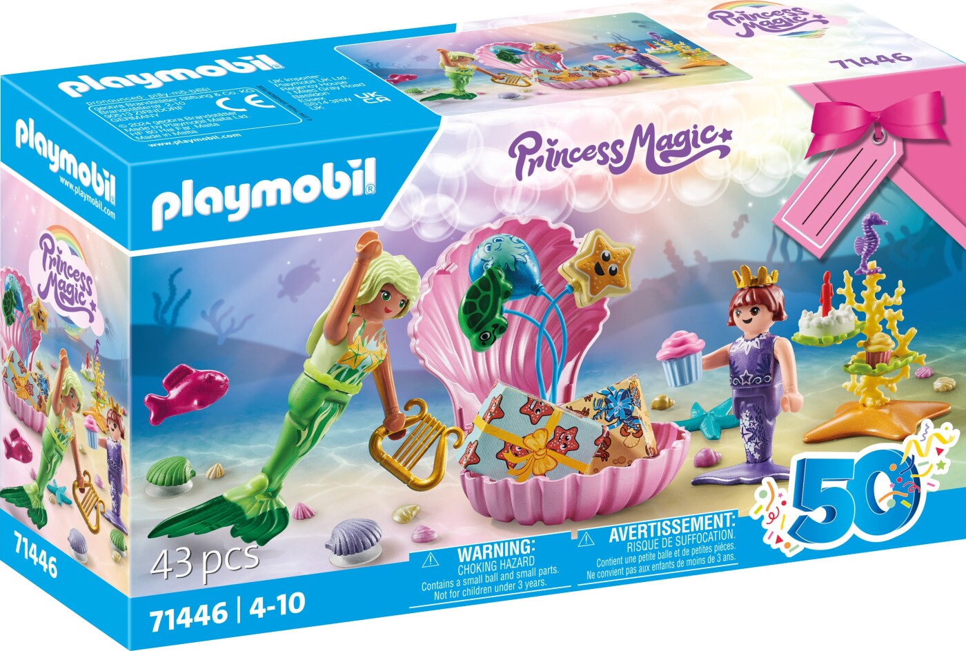 Playmobil Princess Magic - Havfruens Fødselsdag - 50 år - 71446