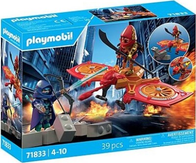 Playmobil 71833 - Hero Drone Fight With Evil Ninja - Action Heroes