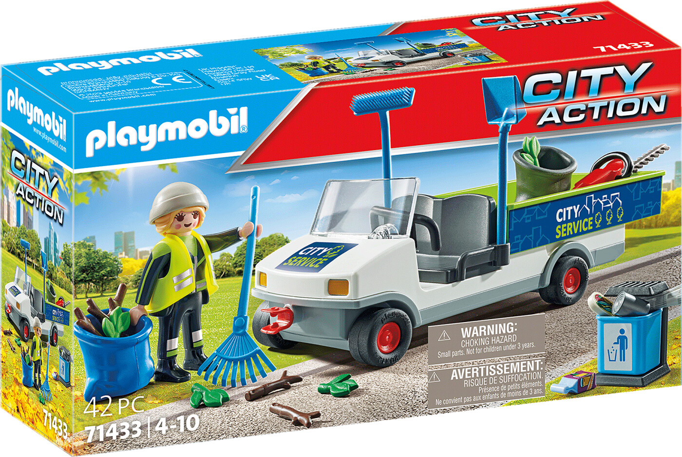 Billede af Playmobil City Action - Hold Byen Ren Med E-køretøj - 71433