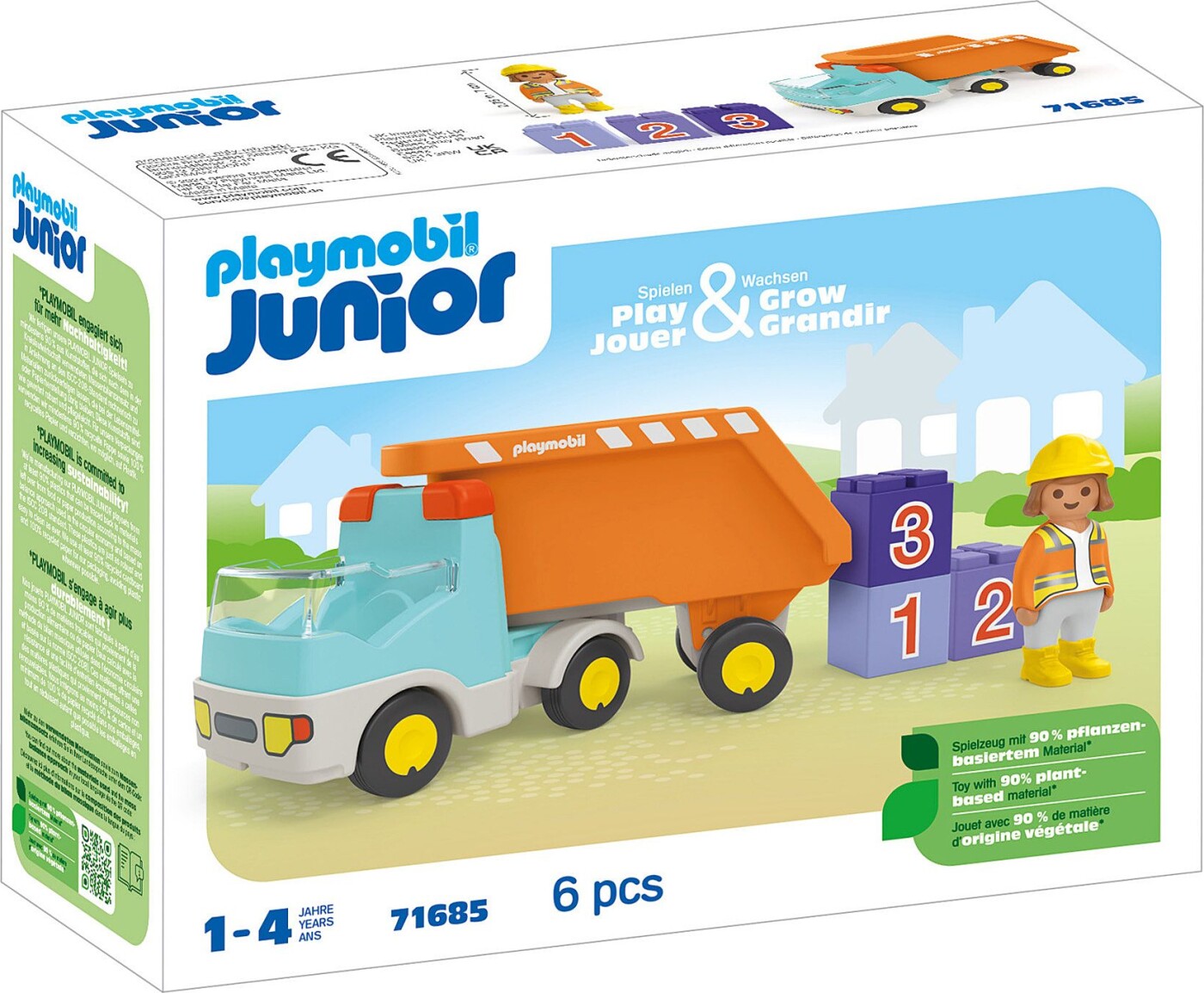 Playmobil - Junior: Dump Truck (71685)