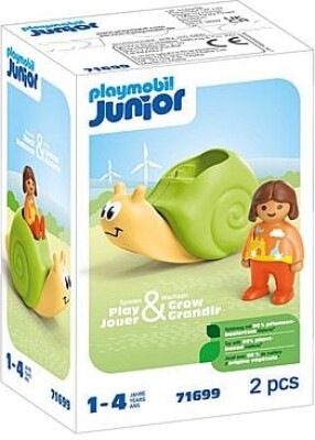 Playmobil - Junior: Rocking Snail With Rattle Feature (71699)