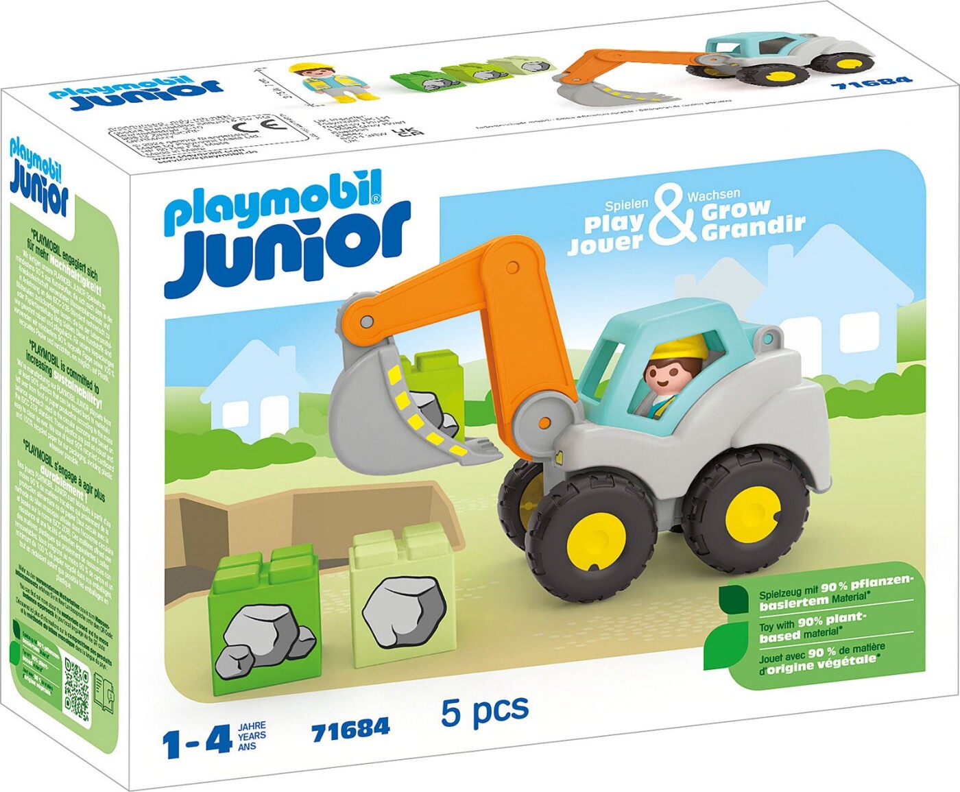 Playmobil - Junior: Shovel Excavator (71684)