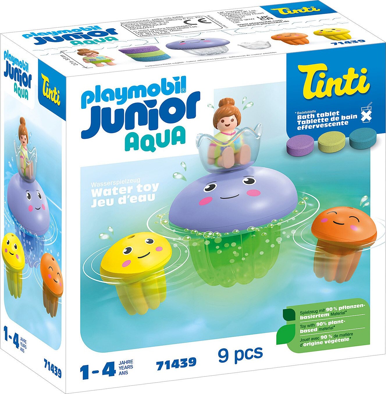 Playmobil - Junior & Tinti: Colourful Jelly Fish Family (71439)