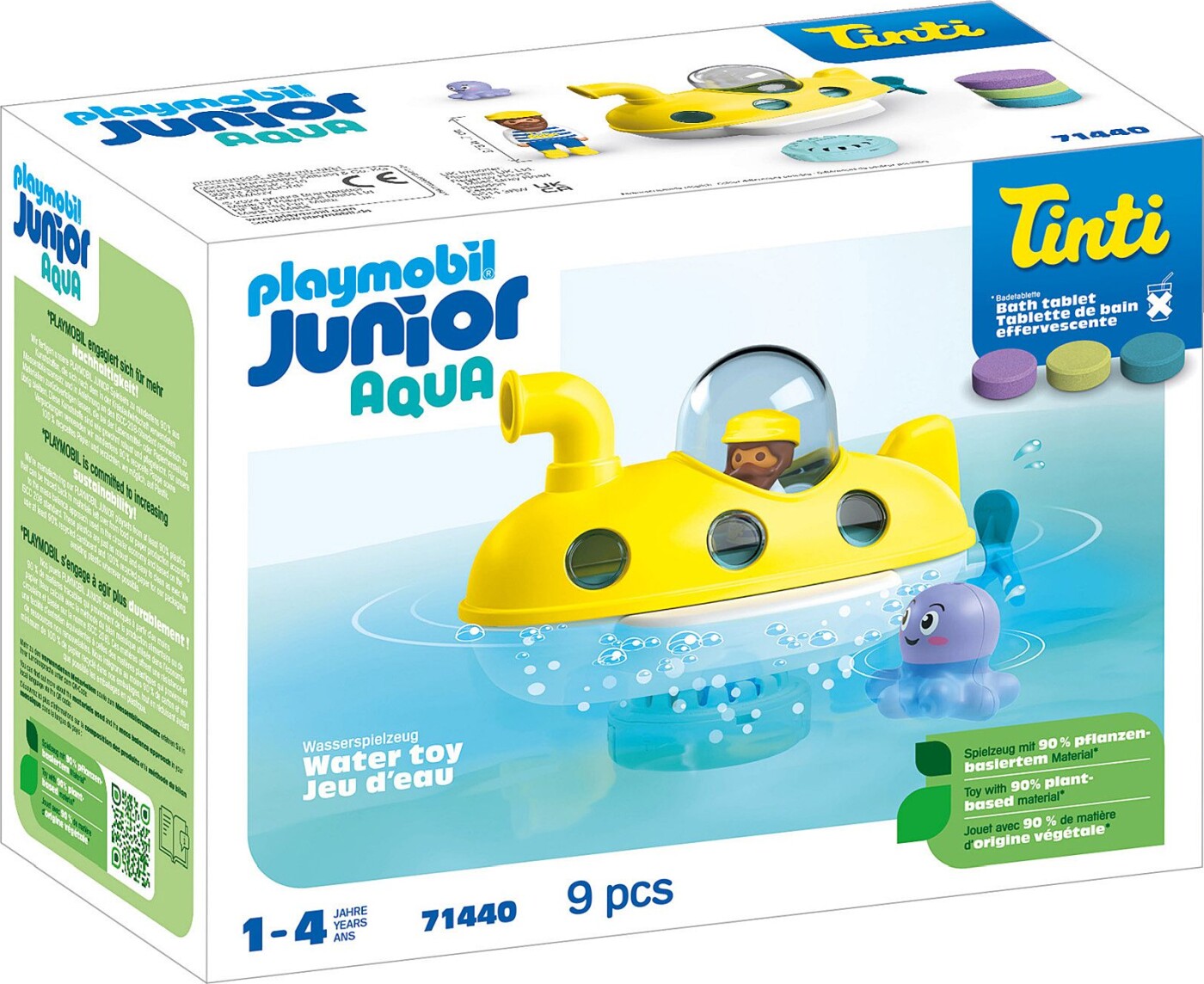 Playmobil - Junior & Tinti: Colourful Submarine (71440)