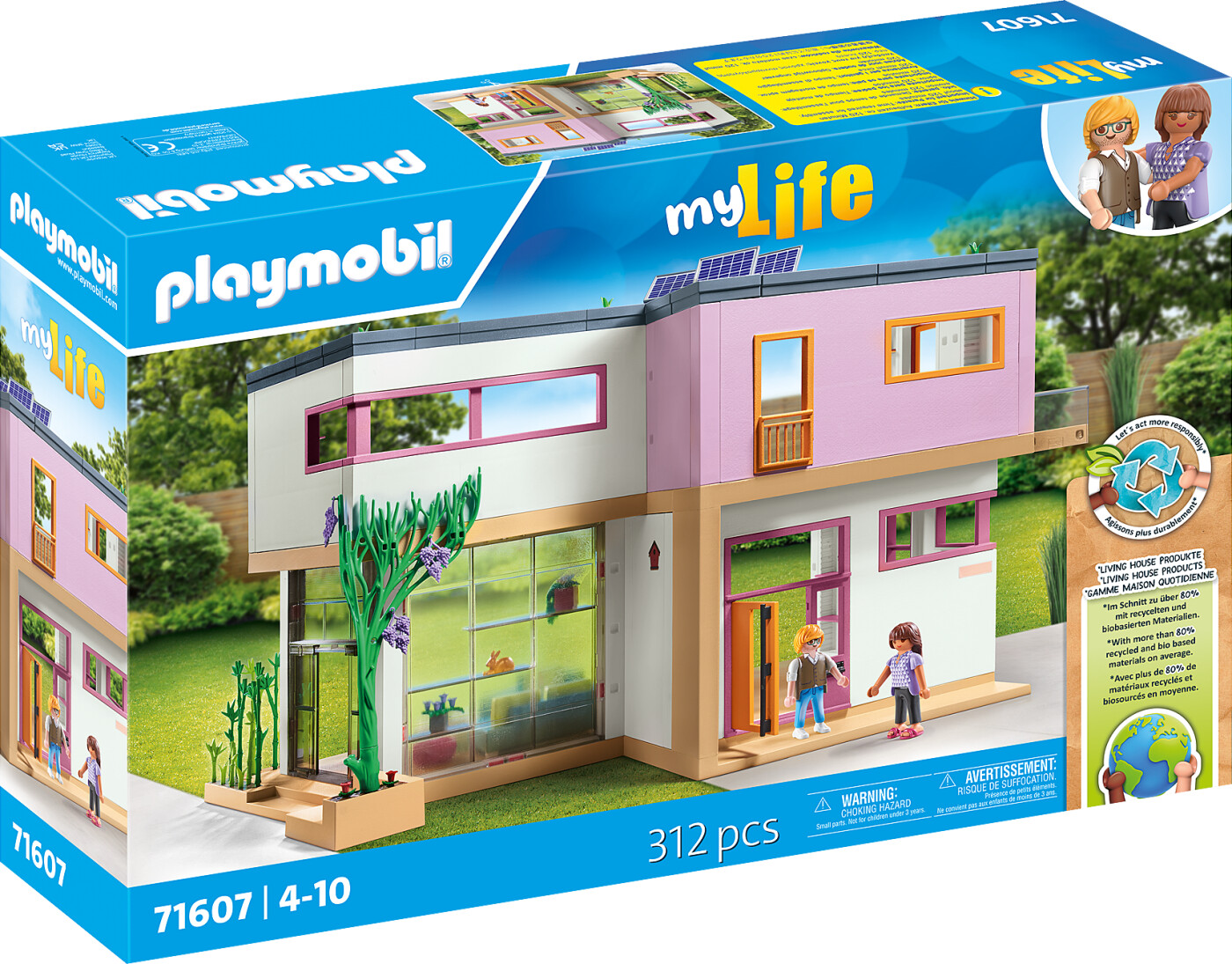 Playmobil Mylife - Hus Med Vinter Have - 71607