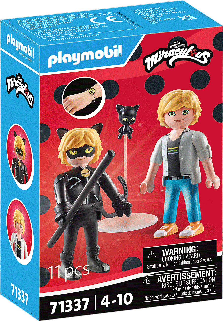 Playmobil Miraculous - Adrien & Cat Noir - 71337