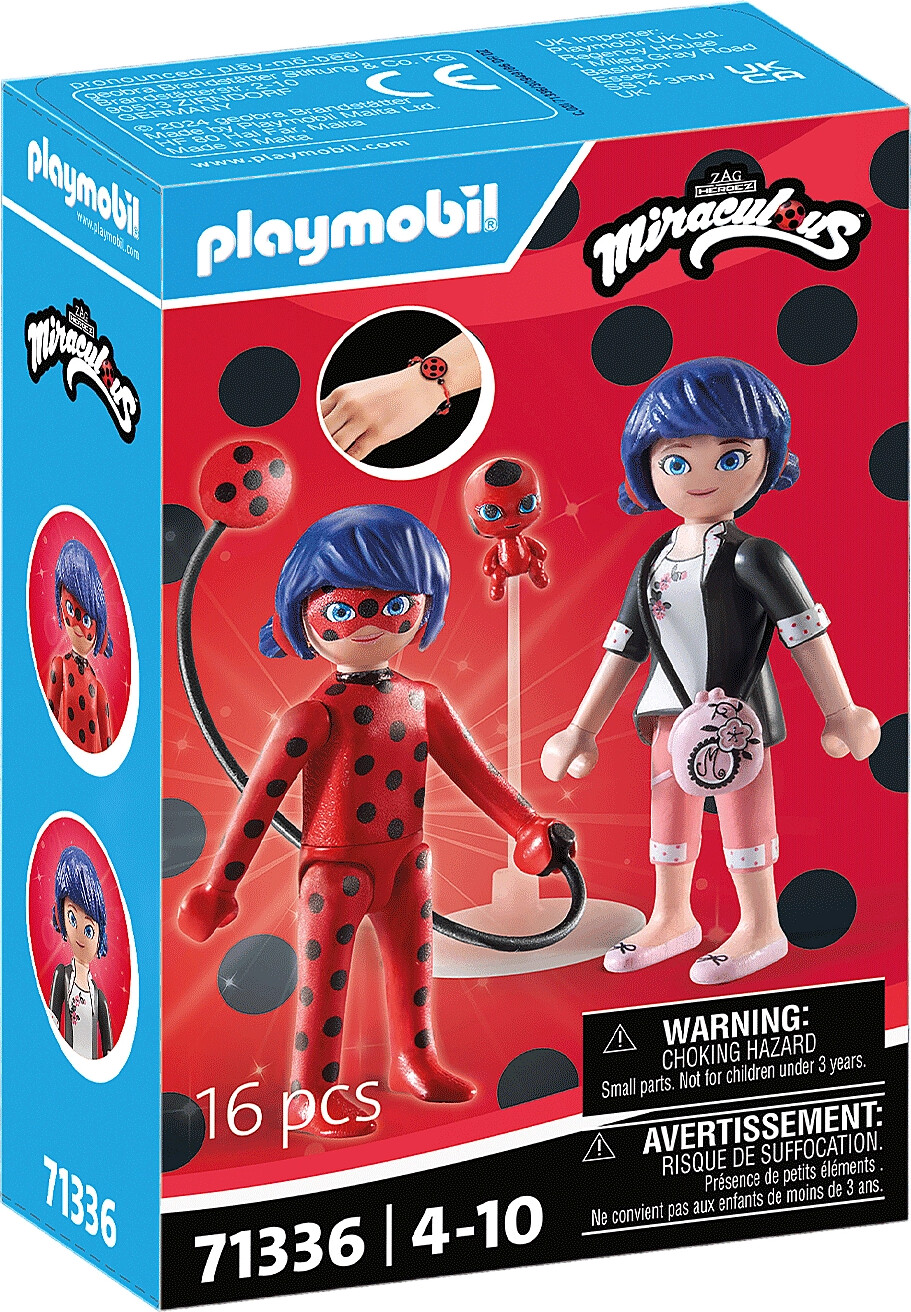 Billede af Playmobil Miraculous - Marinette & Ladybug - 71336 hos Gucca.dk