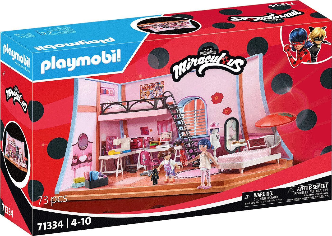 Billede af Playmobil Miraculous - Marinettes Hems - 71334 hos Gucca.dk