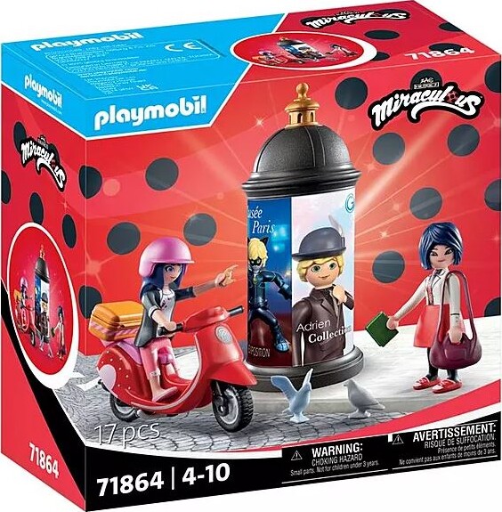 Playmobil 71864 - Paris Scooter Ride - Miraculous - Figur Legesæt