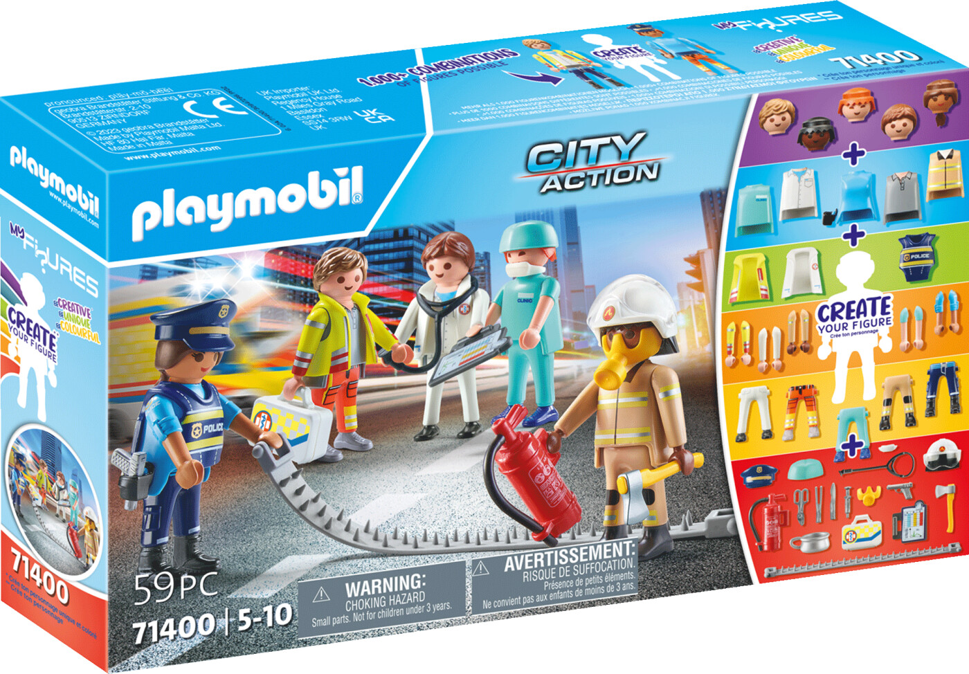 Billede af Playmobil City Action - My Figures - Rescue - 71400