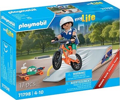 Playmobil 71798 - Skateboarder With Ramp - My Life - Legesæt
