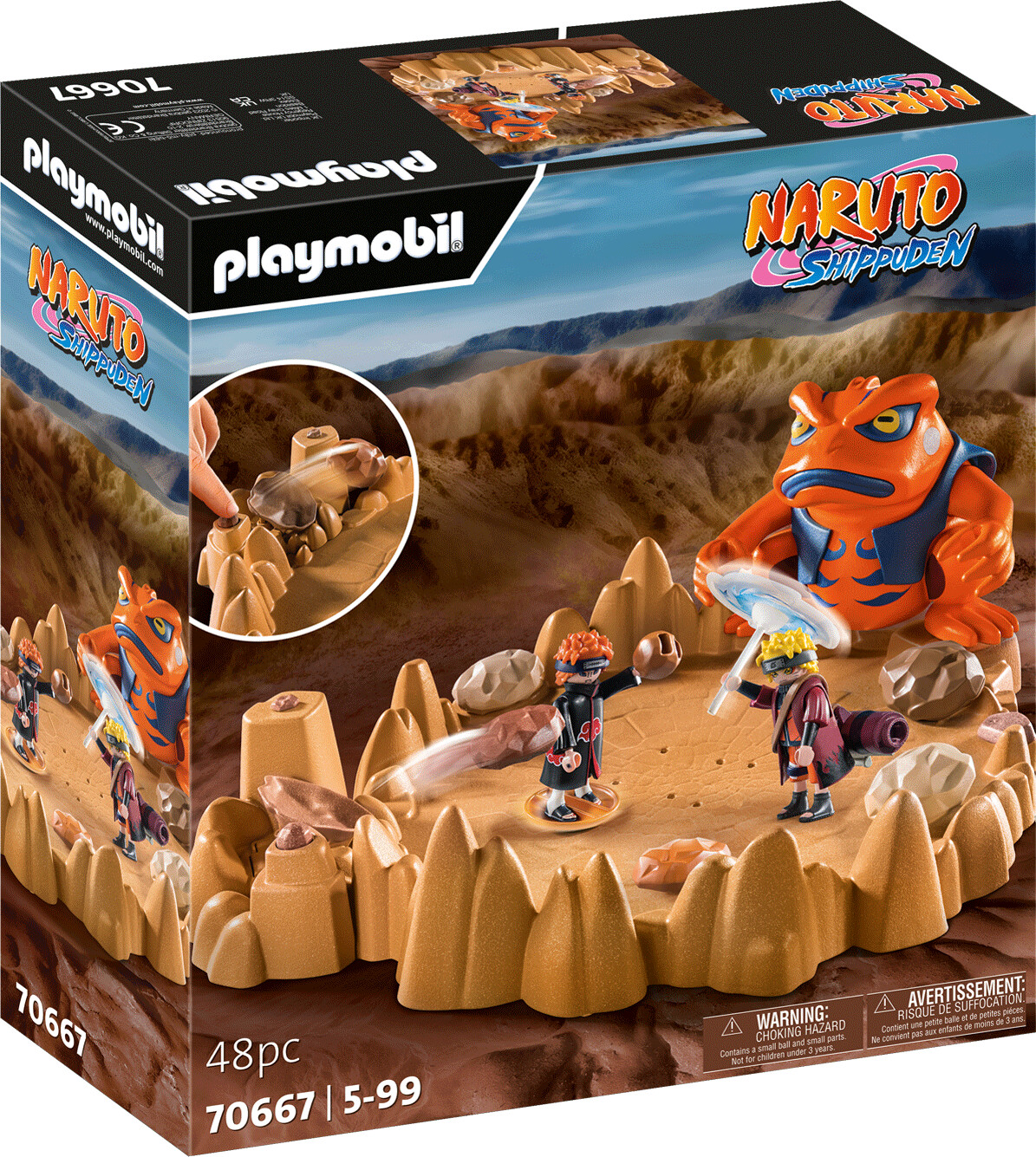 Se Playmobil Naruto - Naruto Vs. Pain - 70667 hos Gucca.dk