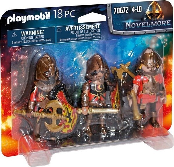 Playmobil Novelmore - 3 Burnham Riddere - 70672