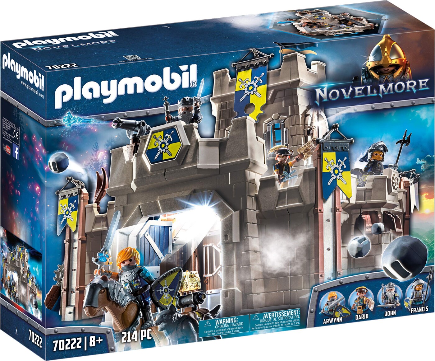 Playmobil Novelmore - Slot Med Riddere Og - 70222 | Se tilbud og køb på Gucca.dk