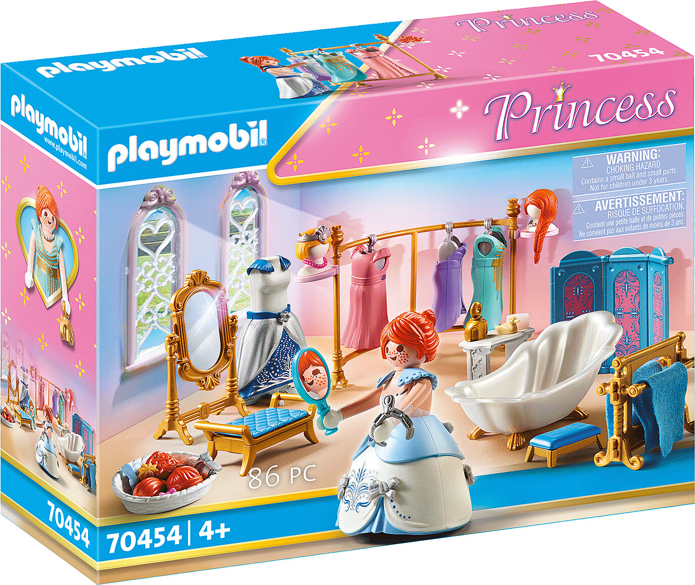 Billede af Playmobil Princess - Påklædningsværelse Med Badekar - 70454
