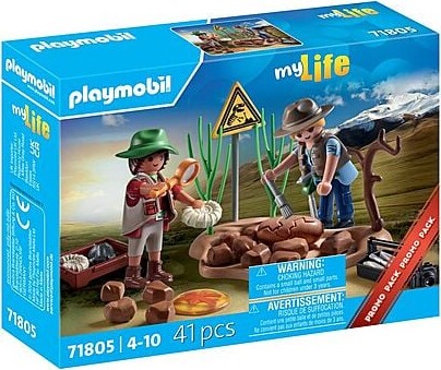 Playmobil My Life - Palæontologi-udgravning - 71805 - 41 Dele