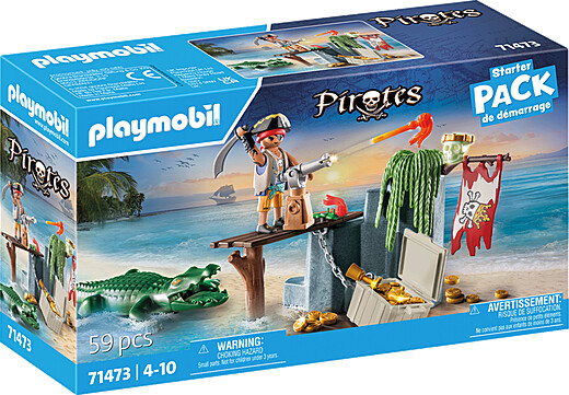 Playmobil Pirates - Pirat Med Alligator - 71473