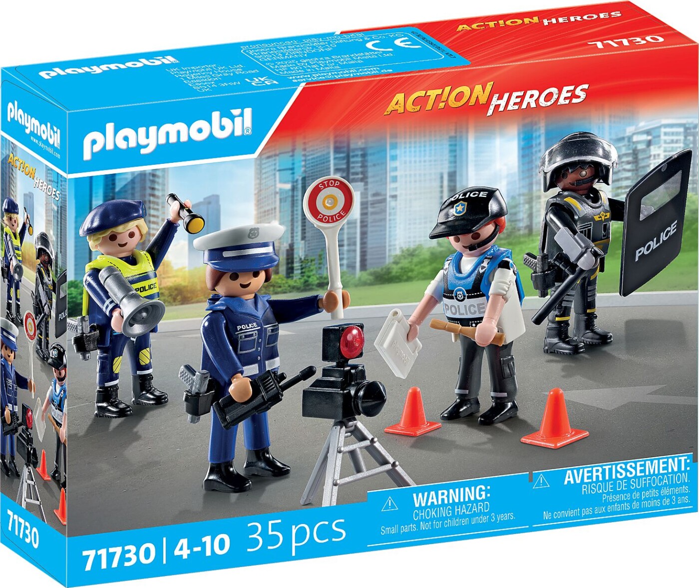 Playmobil Action Heroes - Politi Figursæt - 71730
