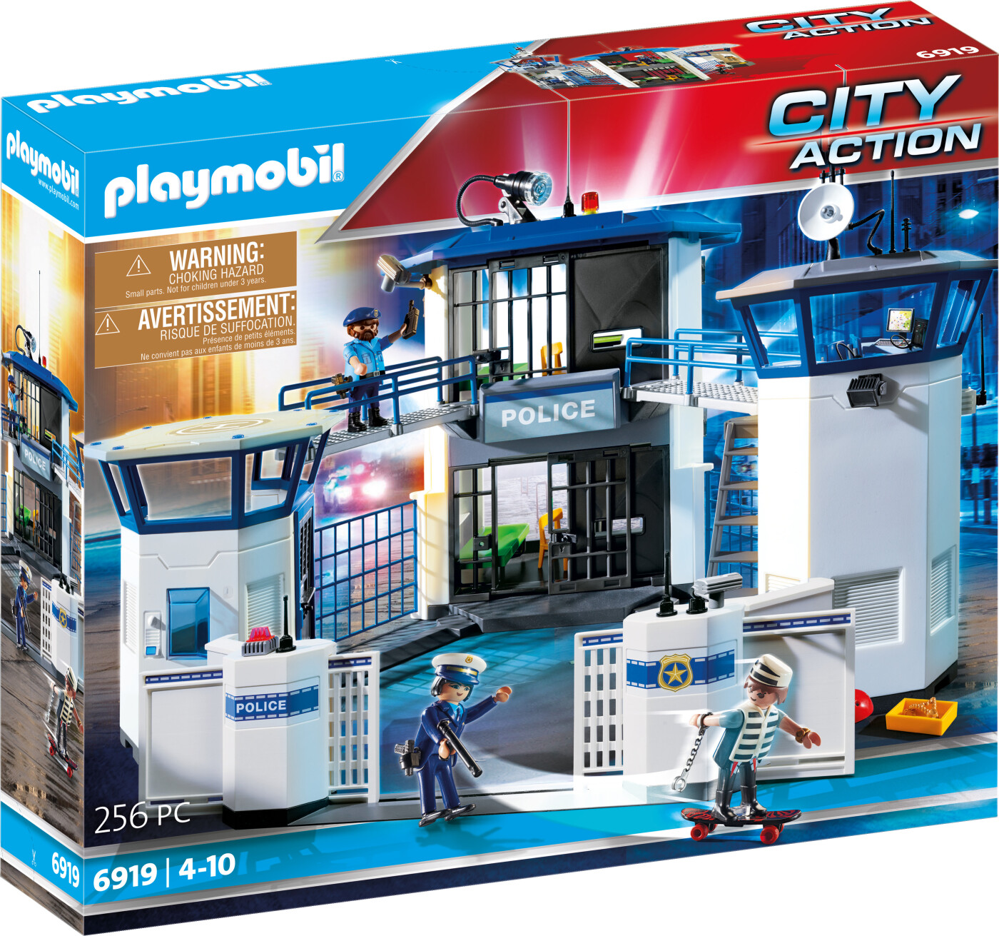 Billede af Playmobil City Action - Politifængsel Og Hovedkvarter - 6919