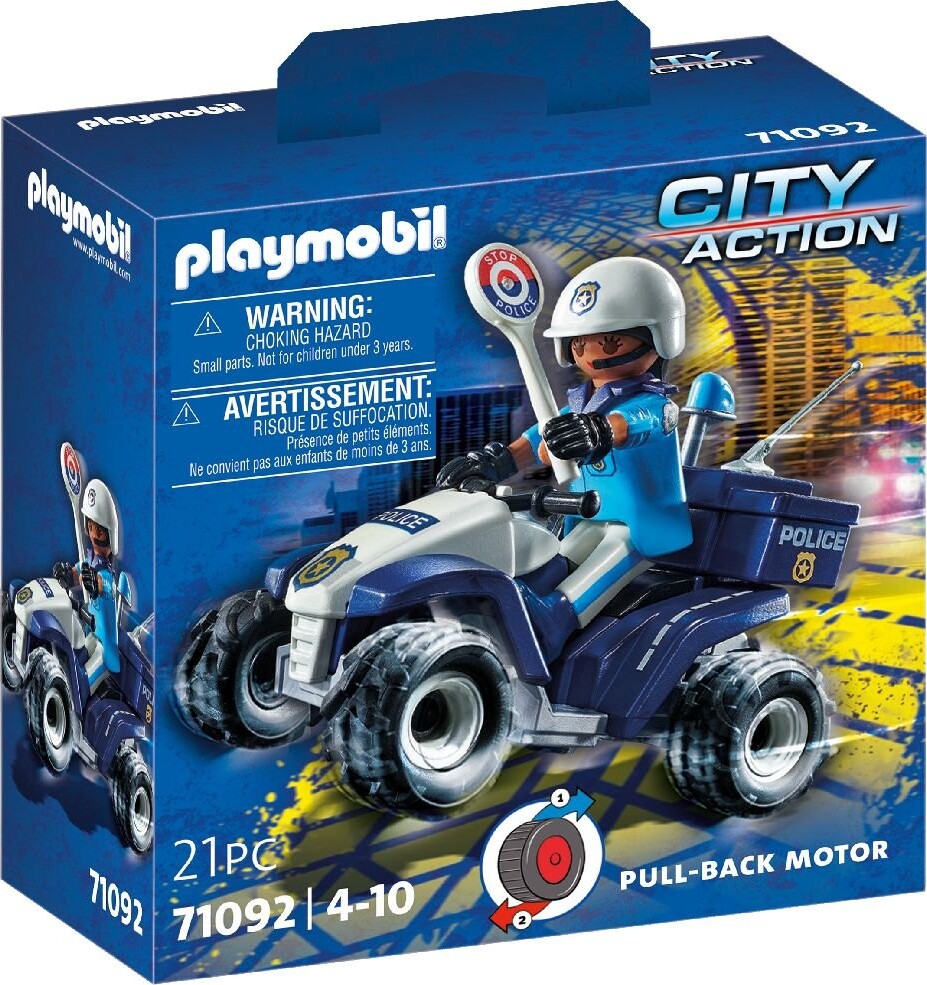 Billede af Playmobil City Action - Politi Speed Quad - 71092