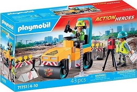 Playmobil Action Heroes - Vejarbejde - 71751