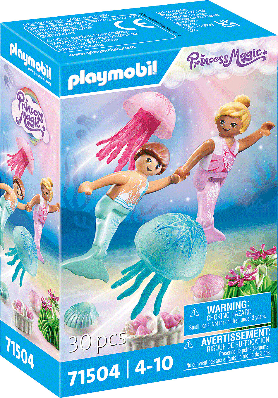 Playmobil Princess Magic - Små Havfruer Med Vandmænd - 71504