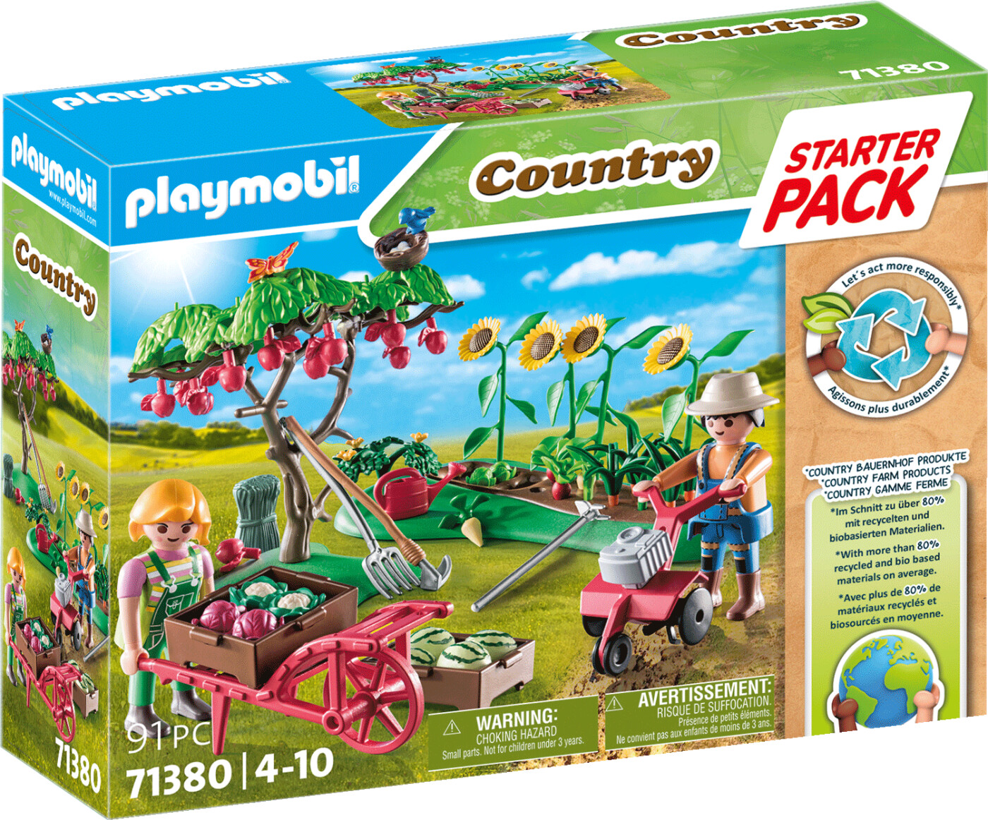 Playmobil Country- Start Pakke Bondegård Køkkenhave - 71380