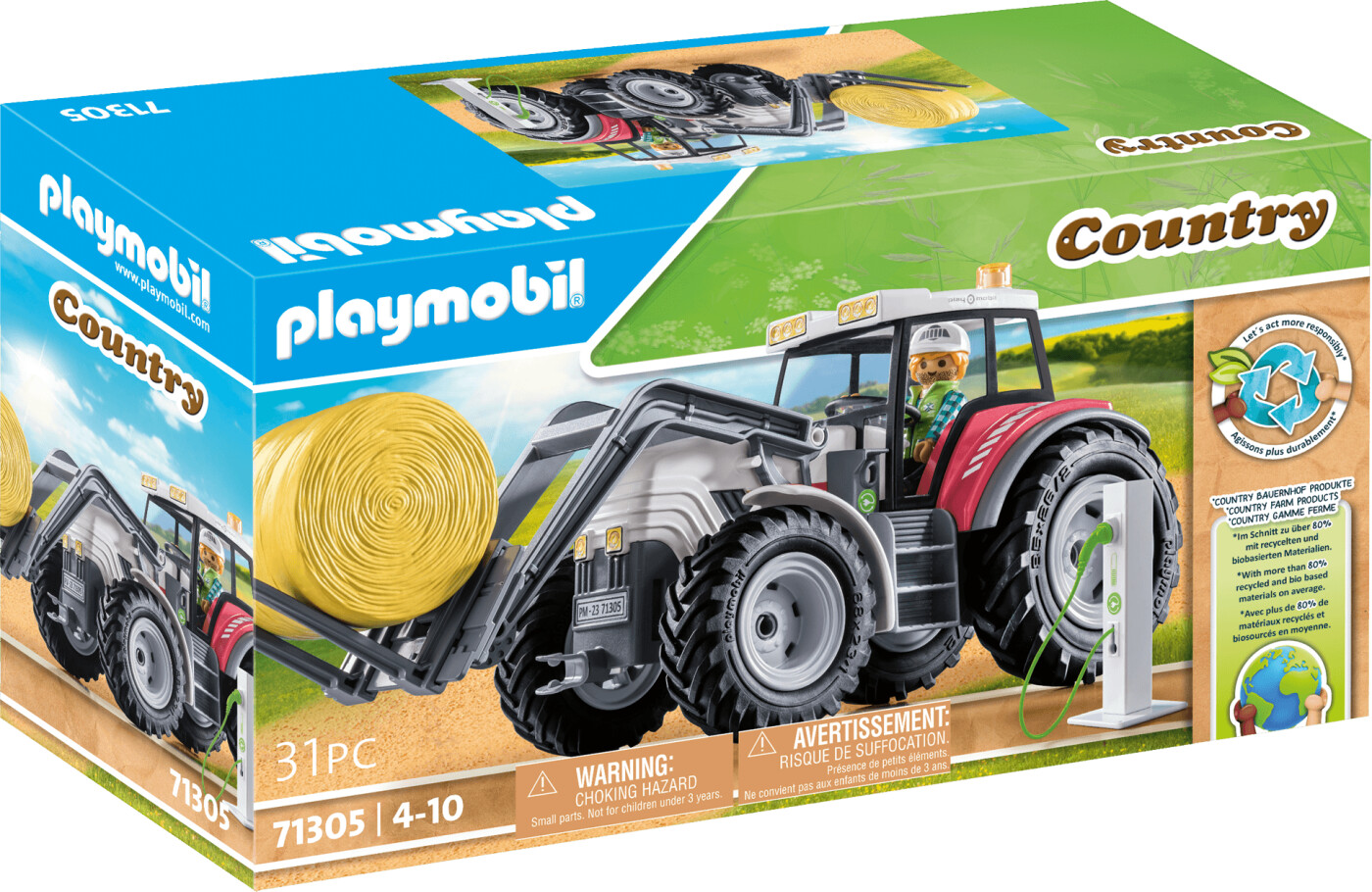 Billede af Playmobil Country - Stor Traktor - 71305 hos Gucca.dk