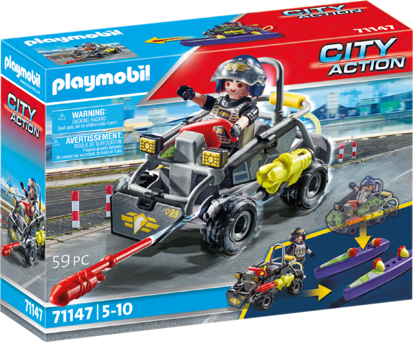 Billede af Playmobil City Action - Swat Atv - 71147 hos Gucca.dk