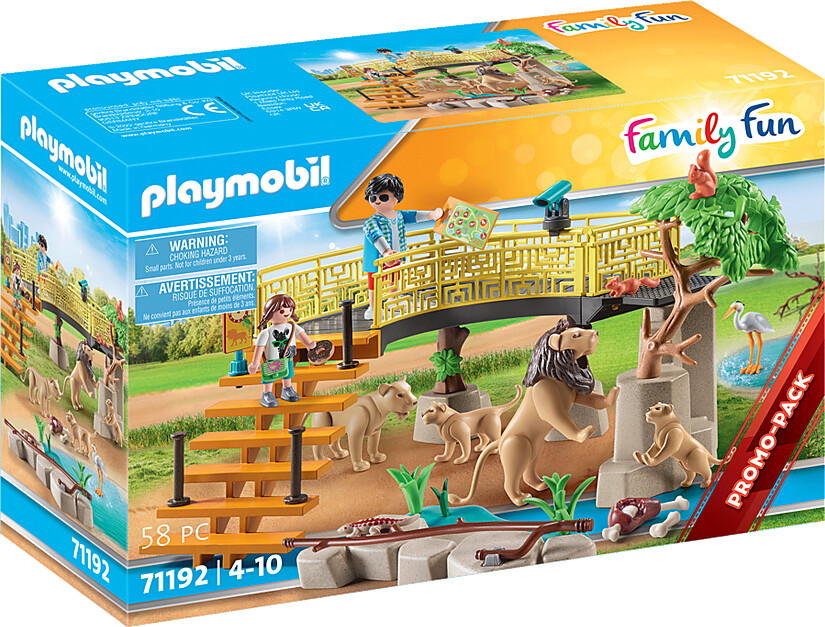 Playmobil Family Fun - Løver I Indhegning - 71192