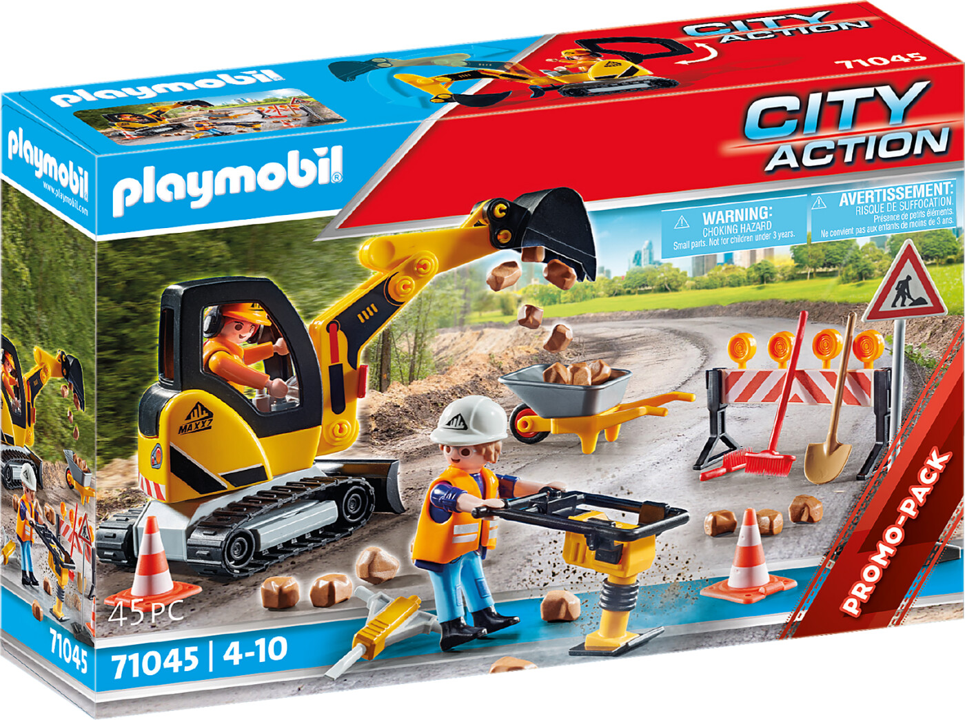 Playmobil City Action - Vejarbejde - | Se tilbud og køb på Gucca.dk