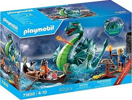 Playmobil - Vikinger Med Søuhyre - 71830