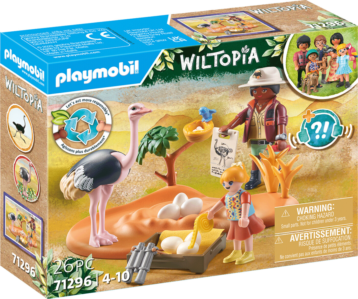 Billede af Playmobil Wiltopia - Gæst Hos Strudsefar - 71296 hos Gucca.dk