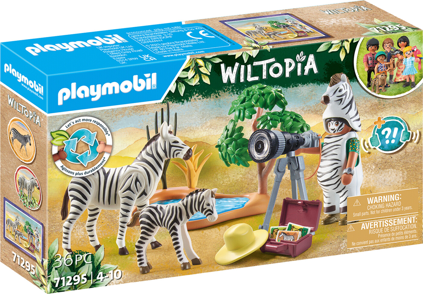 Playmobil Wiltopia - På Farten Med Dyrefotografen - 71295