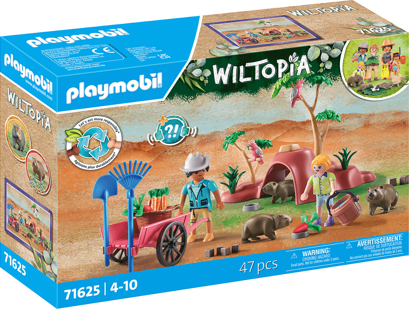 Playmobil Wiltopia - Wombat Shelter Legesæt - 71625