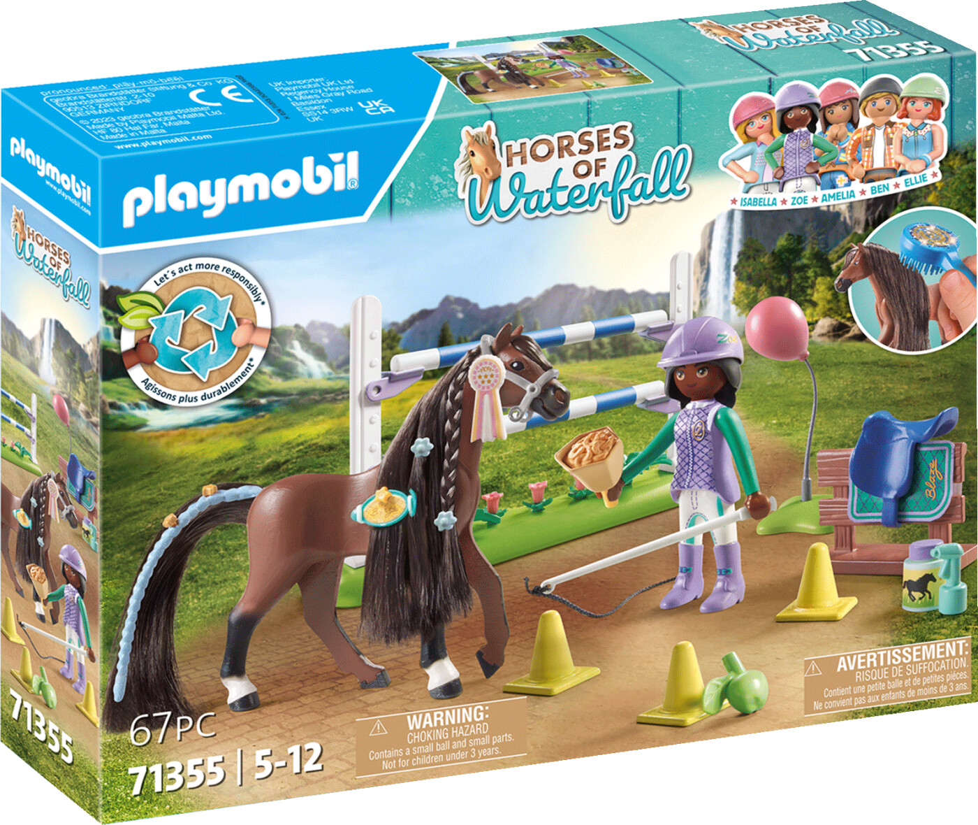 Se Playmobil Horses Of Waterfall - Zoe Og Blaze - 71355 hos Gucca.dk
