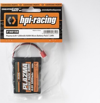 Billede af Plazma 6.0v 1200mah Nimh Micro Battery Pack - Hp160155 - Hpi Racing