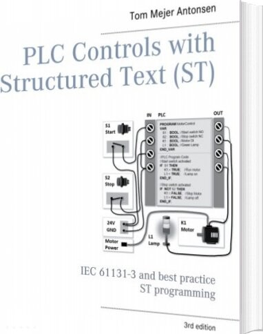 Billede af Plc Controls With Structured Text - St - 3rd Edition - Monochrome - Tom Mejer Antonsen - English Book