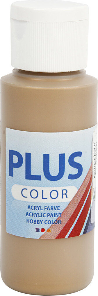 Plus Color Hobbymaling - Akrylfarve - Antik Guld - 60 Ml