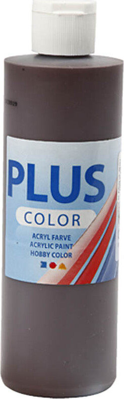 Plus Color Hobbymaling - Akrylfarve - Chokolade - 250 Ml