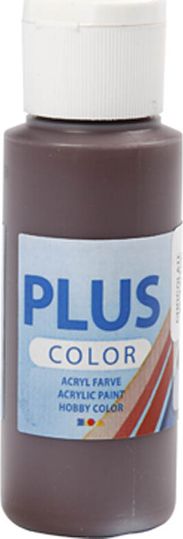 Billede af Plus Color Hobbymaling - Akrylfarve - Chokolade - 60 Ml