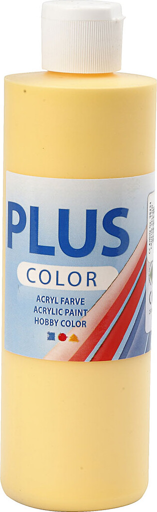 Billede af Plus Color Hobbymaling - Akrylfarve - Crocus Yellow - 250 Ml hos Gucca.dk