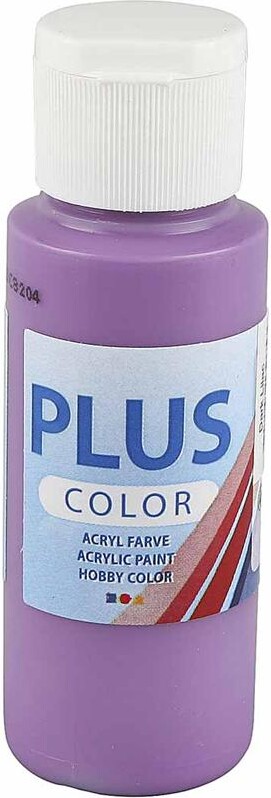 Se Plus Color Hobbymaling - Akrylfarve - Dark Lilac - 60 Ml hos Gucca.dk