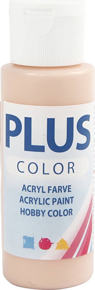Plus Color Hobbymaling - Akrylfarve - Fersken - 60 Ml