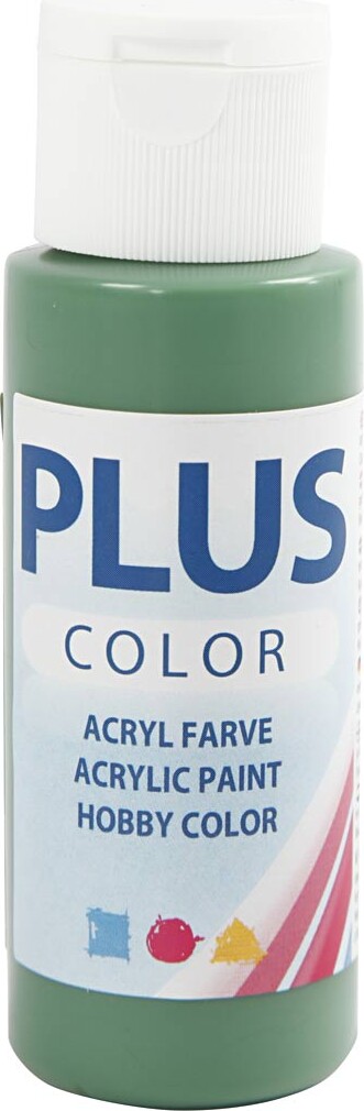 Se Plus Color Hobbymaling - Akrylfarve - Forrest Green - 60 Ml hos Gucca.dk