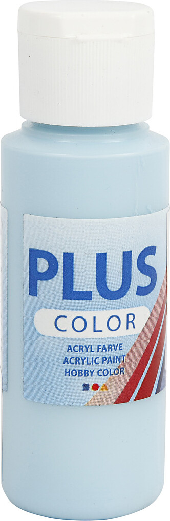 Se Plus Color Hobbymaling - Akrylfarve - Isblå - 60 Ml hos Gucca.dk