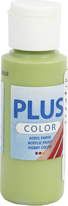 Se Plus Color Hobbymaling - Akrylfarve - Leaf Green - 60 Ml hos Gucca.dk