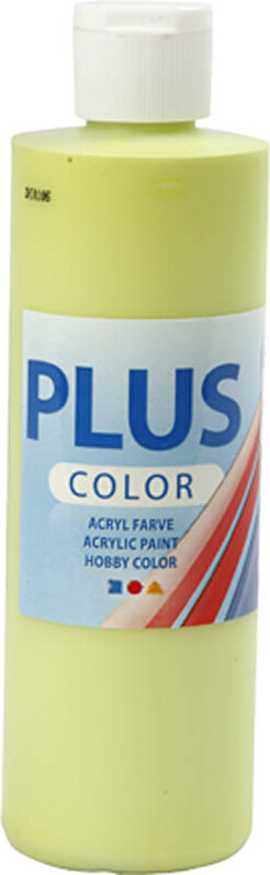 Plus Color Hobbymaling - Akrylfarve - Limegrøn - 250 Ml