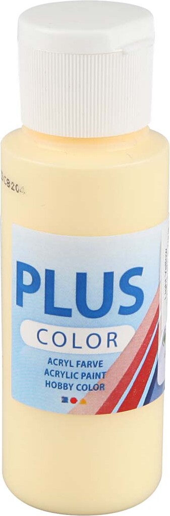 Plus Color Hobbymaling - Akrylfarve - Lys Gul - 60 Ml